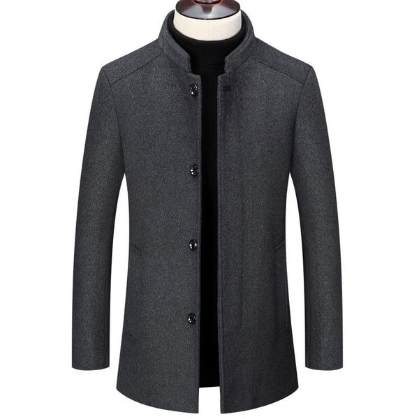 men's wool & blends arrival fashion men youth woolen coat casual mandarin collar single breasted thick size m l 2xl 3xl, Black
men's wool & blends arrival fashion men youth woolen coat casual mandarin collar single breasted thick size m l 2xl 3xl, Black