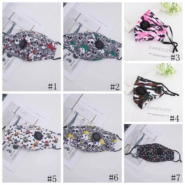 print camouflage mouth face skull masks 7styles breathing valve pm2.5 cotton mask with filter pocket anti dust haze cover gga3602
print camouflage mouth face skull masks 7styles breathing valve pm2.5 cotton mask with filter pocket anti dust haze cover gga3602