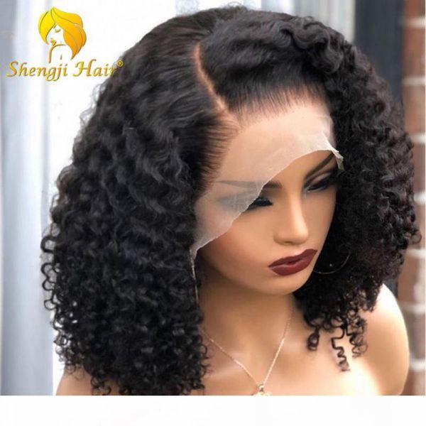 pre plucked 360 lace frontal wig with baby hair 4.5" 180% density brazilian curly glueless human hair wigs shengji remy wig, Black;brown
pre plucked 360 lace frontal wig with baby hair 4.5" 180% density brazilian curly glueless human hair wigs shengji remy wig, Black;brown
