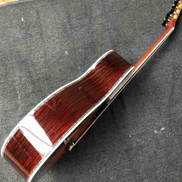 custom solid om body acoustic guitar ebony fingerboard coco back side abalone binding classic headstock in sunburst customized logo oem
custom solid om body acoustic guitar ebony fingerboard coco back side abalone binding classic headstock in sunburst customized logo oem