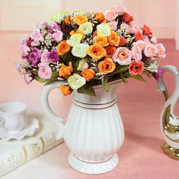 wedding decoration artificial flowers vivid real touch roses artificial silk flower bride home decor 15 heads/bouquet1
wedding decoration artificial flowers vivid real touch roses artificial silk flower bride home decor 15 heads/bouquet1