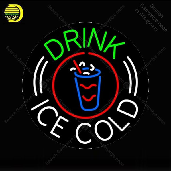 neon sign for round drink ice cold neon light sign decor club fluorescent glass tube handcrafted arcade neon lamp for beer bar
neon sign for round drink ice cold neon light sign decor club fluorescent glass tube handcrafted arcade neon lamp for beer bar