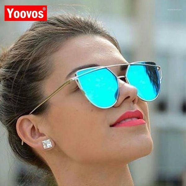 yoovos 2020 mirror vintage cateye sunglasses women metal reflective glasses party brand designer lunette de soleil femme uv4001, White;black
yoovos 2020 mirror vintage cateye sunglasses women metal reflective glasses party brand designer lunette de soleil femme uv4001, White;black