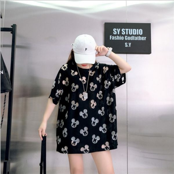 cartoonhollowed out t-shirt ins coat t-shirt short sleeve women's summer korean enlarged size women's mid long loose short sleeve, White
cartoonhollowed out t-shirt ins coat t-shirt short sleeve women's summer korean enlarged size women's mid long loose short sleeve, White