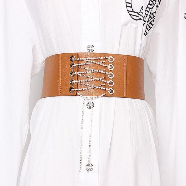 2020 blingbling rhinestone бинты pu пояс для женщин широкий кожаный ремень платье камербанд girdle женский self-галстук талии ремни, Black;brown
2020 blingbling rhinestone бинты pu пояс для женщин широкий кожаный ремень платье камербанд girdle женский self-галстук талии ремни, Black;brown