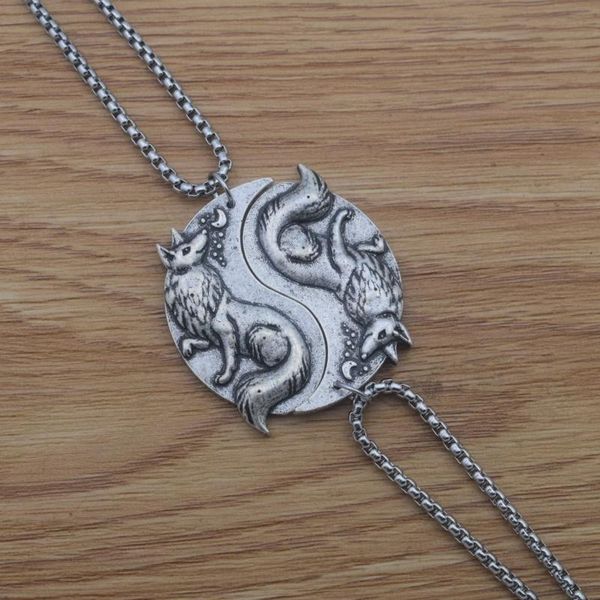 chains 12pcs couple animal jewelry yin yang necklace lovers sisters valentine's gift, Silver
chains 12pcs couple animal jewelry yin yang necklace lovers sisters valentine's gift, Silver