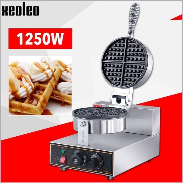 xeoleo waffle maker 1250w single head waffle machine commercial makers non-stick stainless steel 5min timing ~250 degree1
xeoleo waffle maker 1250w single head waffle machine commercial makers non-stick stainless steel 5min timing ~250 degree1