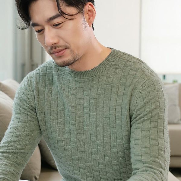 men's sweaters zocept 2021 winter cashmere sweater o-neck high-quality wool knitted checkered pattern design soft and warm pullovers, White;black
men's sweaters zocept 2021 winter cashmere sweater o-neck high-quality wool knitted checkered pattern design soft and warm pullovers, White;black