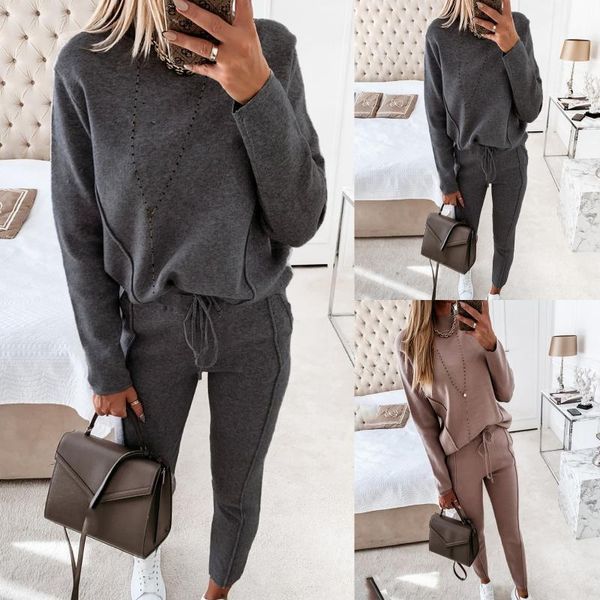 new women's suit sweatshirt fashion high neck long sleeve pocket pants casual 2 piece set winter ladies autumn+pants high qualit1, Gray
new women's suit sweatshirt fashion high neck long sleeve pocket pants casual 2 piece set winter ladies autumn+pants high qualit1, Gray