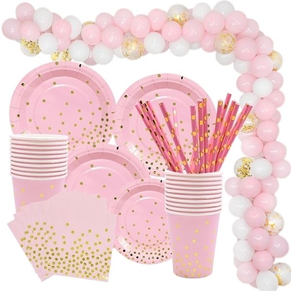 gold pink disposable tableware set paper plates cup napkin 1st birthday decor baby shower girl party supplies balloon
gold pink disposable tableware set paper plates cup napkin 1st birthday decor baby shower girl party supplies balloon
