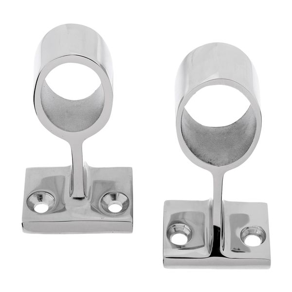 set of 2 sizes stainless steel marine boat hand rail 60 degree center stanchion for pipe 7/8\" (22mm) and 1\" (25mm
set of 2 sizes stainless steel marine boat hand rail 60 degree center stanchion for pipe 7/8\" (22mm) and 1\" (25mm