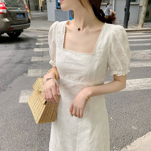 2020 summer new french white rose positioning embroidered elegant long short skirt women's fashion dress dresslong skirt dress sdkvn, Black;gray
2020 summer new french white rose positioning embroidered elegant long short skirt women's fashion dress dresslong skirt dress sdkvn, Black;gray