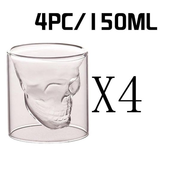 4pcs skull coffee milk tea cup cocktail glass double transparent beer wine whisky vodka water glasses tumbler bar accessories yxllif xhhair
4pcs skull coffee milk tea cup cocktail glass double transparent beer wine whisky vodka water glasses tumbler bar accessories yxllif xhhair