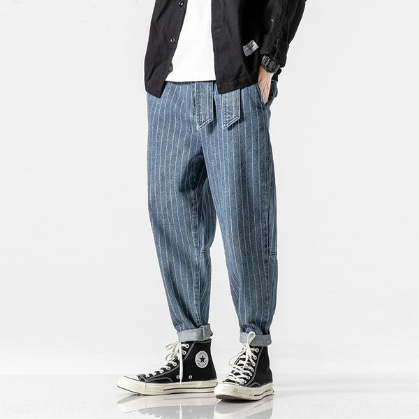 fay8v autumn striped men's fattening plus size loose tight pants and jeans jeans and jeansharem pants fat trendy leggings, Blue
fay8v autumn striped men's fattening plus size loose tight pants and jeans jeans and jeansharem pants fat trendy leggings, Blue