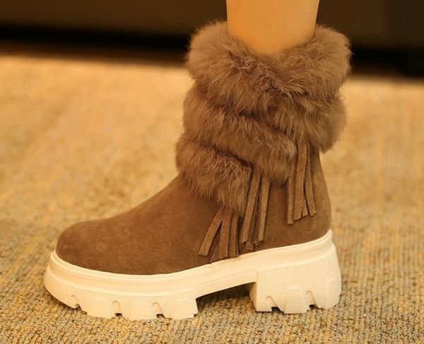 women snow boots warm short fur plush winter boot platform ladies zip shoes female comfort shoes, Black
women snow boots warm short fur plush winter boot platform ladies zip shoes female comfort shoes, Black