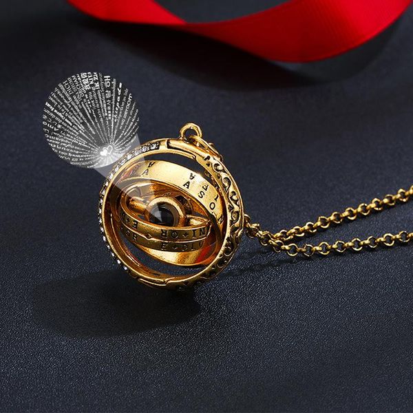 Openable Astronomical Ball Projection Necklaces 100 language I Love You Lovers Choker Necklace Women Men Wedding Best Gifts, Silver
Openable Astronomical Ball Projection Necklaces 100 language I Love You Lovers Choker Necklace Women Men Wedding Best Gifts, Silver