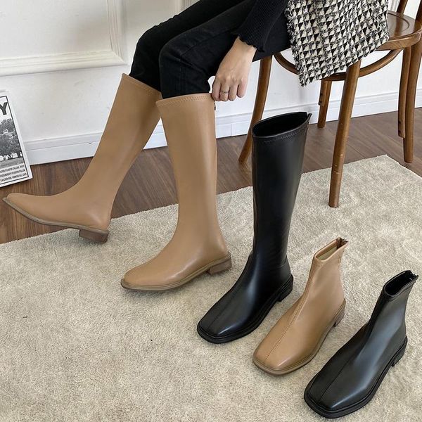 brand women's shoes thigh-high boots zipper winter footwear booties ladies boots-women low heels booties fashion over-the-knee, Black
brand women's shoes thigh-high boots zipper winter footwear booties ladies boots-women low heels booties fashion over-the-knee, Black