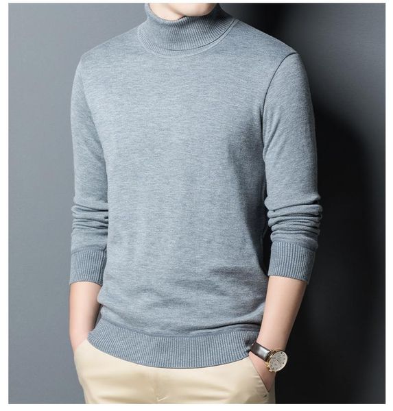 men's sweaters red high neck sweater plush thickened korean version loose winter trend solid color t-shirt in 2021, White;black
men's sweaters red high neck sweater plush thickened korean version loose winter trend solid color t-shirt in 2021, White;black