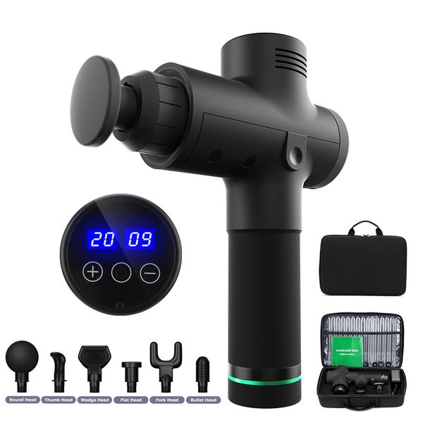 lcd display massage gun deep muscle massager muscle pain body exercising relaxation slimming shaping
lcd display massage gun deep muscle massager muscle pain body exercising relaxation slimming shaping