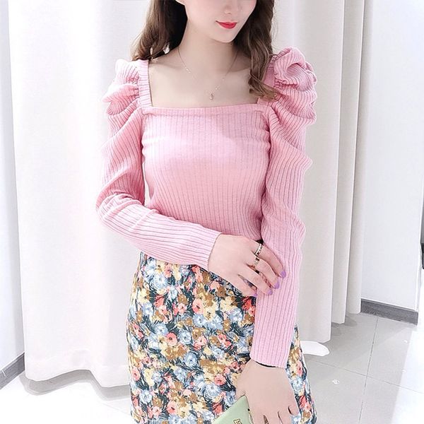 xiaoxiangfeng new bottoming knitwear knitwear sweater autumn winter korean bubble sleeve fashion short bottoming shirt eaimy, White;black
xiaoxiangfeng new bottoming knitwear knitwear sweater autumn winter korean bubble sleeve fashion short bottoming shirt eaimy, White;black