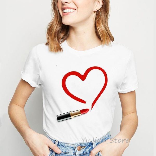 lipstick love print t-shirt women clothes 2021 vogue funny t shirts female summer tee shirt femme white tshirt streetwear
lipstick love print t-shirt women clothes 2021 vogue funny t shirts female summer tee shirt femme white tshirt streetwear