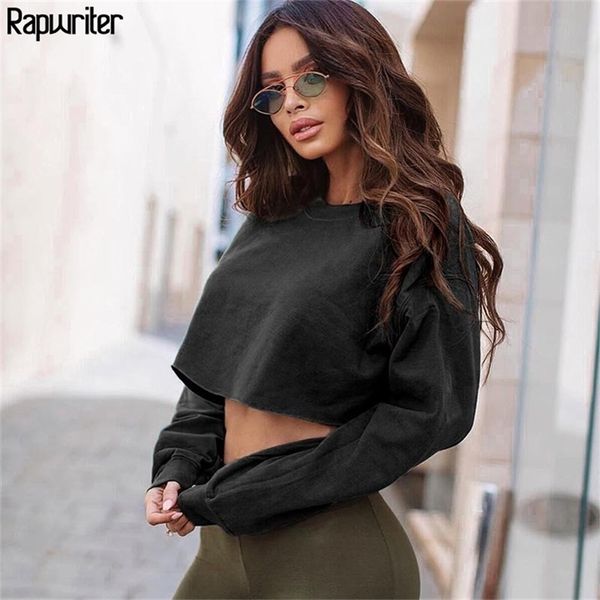 rapwriter fashion solid harajuku cotton basic sweatshirt women autumn loose o-neck long sleeve stretch crop pullovers 201212, Black
rapwriter fashion solid harajuku cotton basic sweatshirt women autumn loose o-neck long sleeve stretch crop pullovers 201212, Black