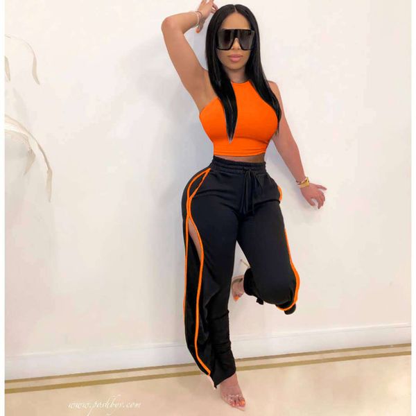 women 2 piece pants set 2020 off the shoulder and long trousers woman two pieces outfits polyester solid, Gray
women 2 piece pants set 2020 off the shoulder and long trousers woman two pieces outfits polyester solid, Gray