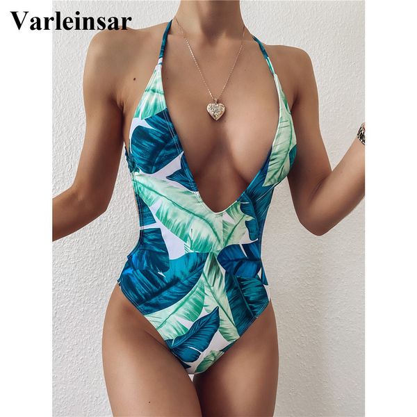 new 2020 leaves printed padded one piece swimsuit women swimwear female deep v monokini bather bathing suit swim lady v2219 y200824, White;black
new 2020 leaves printed padded one piece swimsuit women swimwear female deep v monokini bather bathing suit swim lady v2219 y200824, White;black