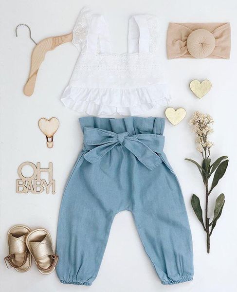 fashion kids sets toddler baby girls sleeveless vest long pants leggings newborn outfits clothes1, White
fashion kids sets toddler baby girls sleeveless vest long pants leggings newborn outfits clothes1, White