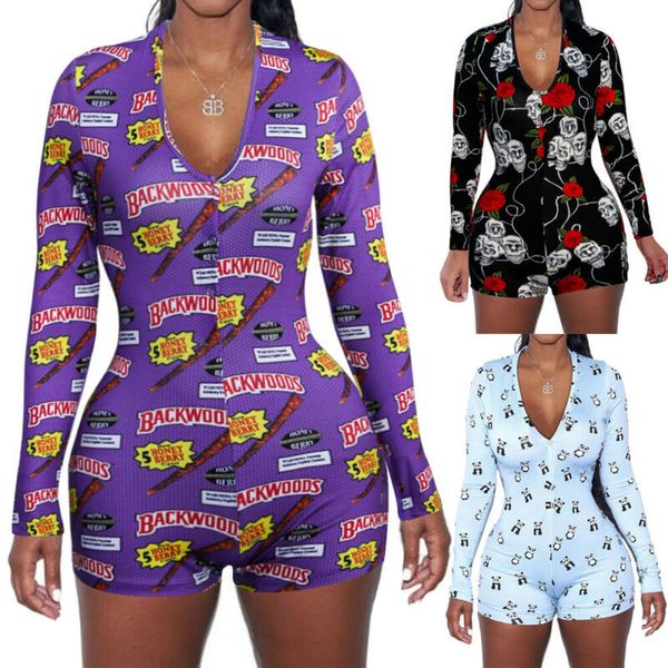 2020 new fashion women's floral jumpsuit bodycon clubwear long sleeve bodysuit romper short, Black;white
2020 new fashion women's floral jumpsuit bodycon clubwear long sleeve bodysuit romper short, Black;white