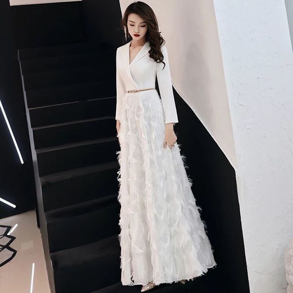 2021 new robe soiree elegant long sleeves evening dressed lace to women's floor clothes party w8bt, Black;red
2021 new robe soiree elegant long sleeves evening dressed lace to women's floor clothes party w8bt, Black;red