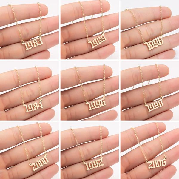chokers special date year number necklace for women 1994 1995 1996 1997 1998 1999 from 1980 to 2002 collares jewelry, Golden;silver
chokers special date year number necklace for women 1994 1995 1996 1997 1998 1999 from 1980 to 2002 collares jewelry, Golden;silver