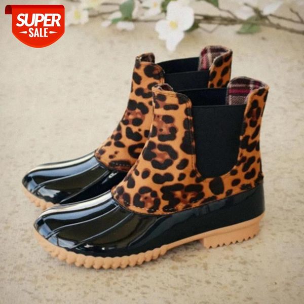 lucyever fashion leopard print rubber rain boots for women waterproof low heel slip on duck boots woman plus size ankle shoes 43 #ci1p, Black
lucyever fashion leopard print rubber rain boots for women waterproof low heel slip on duck boots woman plus size ankle shoes 43 #ci1p, Black