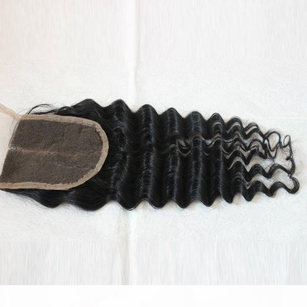 part middle part 3 part lace closure bleached knots 4*4 brazilian deep wave lace closure unprocessed virgin human hair closure, Black;brown
part middle part 3 part lace closure bleached knots 4*4 brazilian deep wave lace closure unprocessed virgin human hair closure, Black;brown