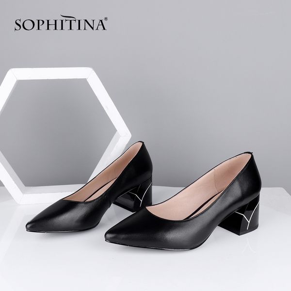 sophitina special design pumps sheepskin shallow comfortable square heel new women's shoes handmade new pumps lj201112, Black
sophitina special design pumps sheepskin shallow comfortable square heel new women's shoes handmade new pumps lj201112, Black
