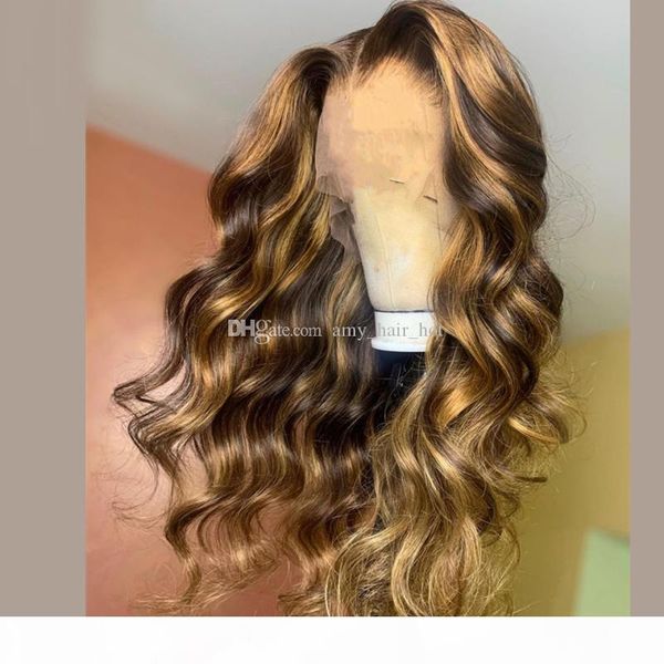 pre plucked 13x6 brown highlight honey blonde colored brazilian wave lace front wigs remy ombre wig human hair, Black;brown
pre plucked 13x6 brown highlight honey blonde colored brazilian wave lace front wigs remy ombre wig human hair, Black;brown