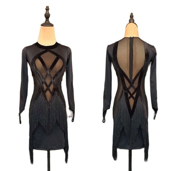 fringe latin dance dresses dress women designer clothes mesh salsa dance outfit performance costume tango dancewear jl2536, Black;red
fringe latin dance dresses dress women designer clothes mesh salsa dance outfit performance costume tango dancewear jl2536, Black;red