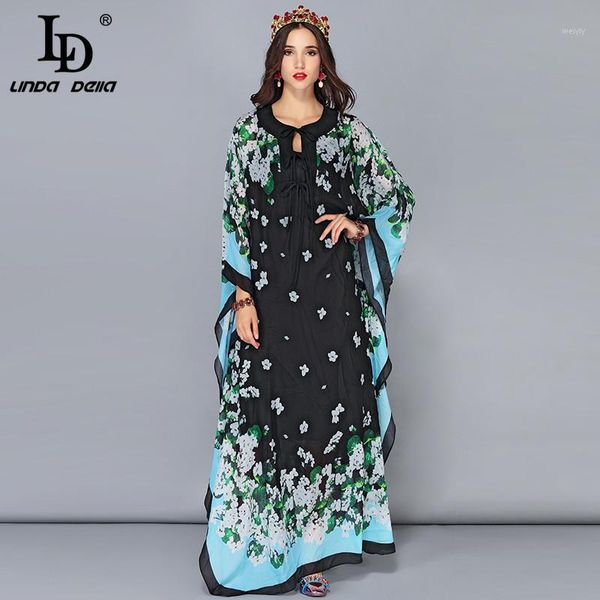 ld linda della spring maxi dresses 5xl plus size women long dress floral print vacation holiday party loose dress vestido longo1, Black;gray
ld linda della spring maxi dresses 5xl plus size women long dress floral print vacation holiday party loose dress vestido longo1, Black;gray