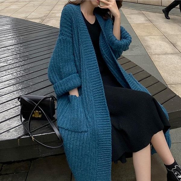 women's knits & tees autumn winter elegant sweaters coats loose knitted cardigans women retro thick long knitwear casual lady double po, White
women's knits & tees autumn winter elegant sweaters coats loose knitted cardigans women retro thick long knitwear casual lady double po, White