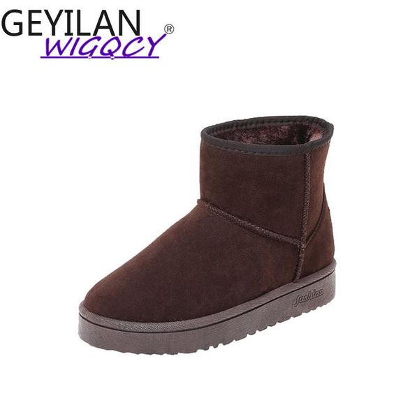 winter women's snow boots 2020 elegant comfortable cow split leather slip-on ankle shoes woman botas mujer black platform boots
winter women's snow boots 2020 elegant comfortable cow split leather slip-on ankle shoes woman botas mujer black platform boots