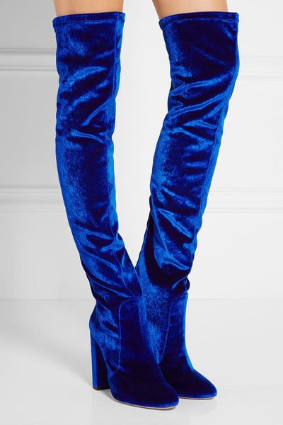 boots fall winter women velvet over the knee bright blue comfortable thigh high beautiful heel tide, Black
boots fall winter women velvet over the knee bright blue comfortable thigh high beautiful heel tide, Black