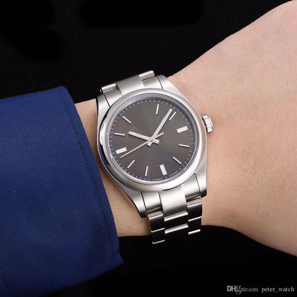 classic mens sports watches oyster m114300 40mm black dial automatic mechanism sapphire glass original strap luxury mens wristwatches, Slivery;brown
classic mens sports watches oyster m114300 40mm black dial automatic mechanism sapphire glass original strap luxury mens wristwatches, Slivery;brown