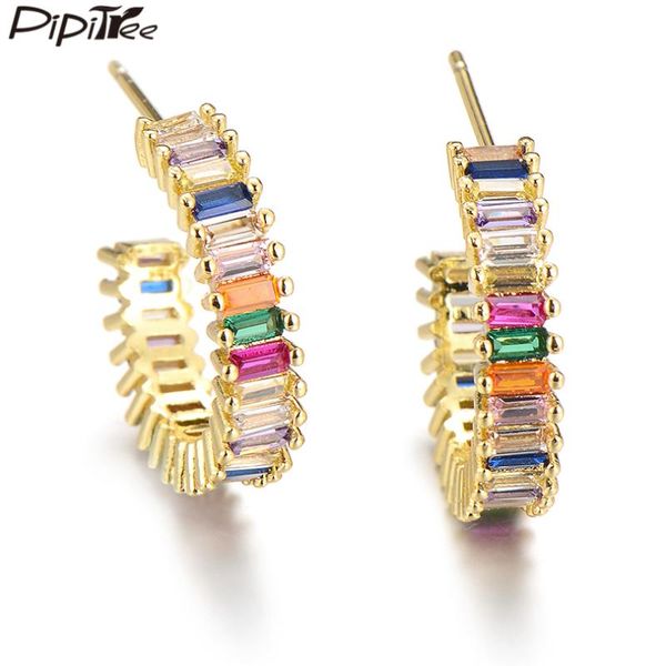 hoop & huggie pipitree women loop earrings princess cut cubic zirconia round circle ladies cz jewelry party wedding gift, Golden;silver
hoop & huggie pipitree women loop earrings princess cut cubic zirconia round circle ladies cz jewelry party wedding gift, Golden;silver