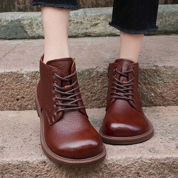 fall 2020 new big toe short women's comfortable leather martin layer cowhide soft bottom versatile boots, Black
fall 2020 new big toe short women's comfortable leather martin layer cowhide soft bottom versatile boots, Black
