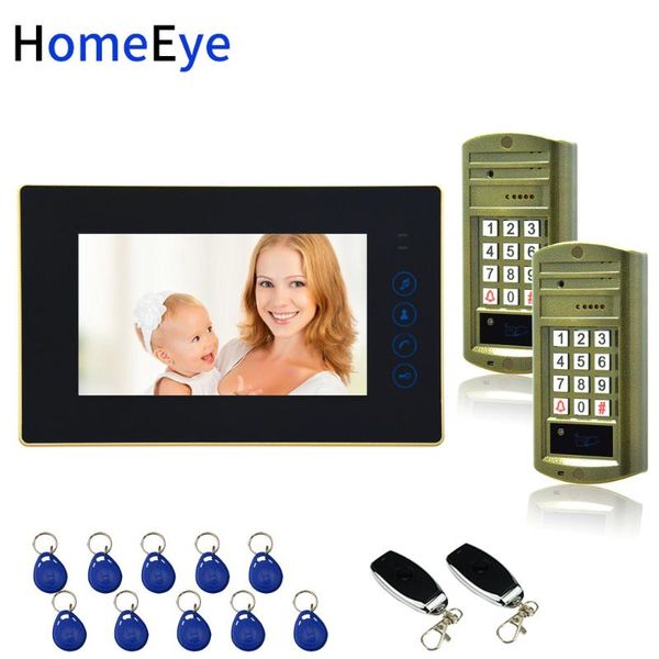 7'' video door phone video intercom door bell password+id card home access control system for 2 doors waterproof remote unlock
7'' video door phone video intercom door bell password+id card home access control system for 2 doors waterproof remote unlock
