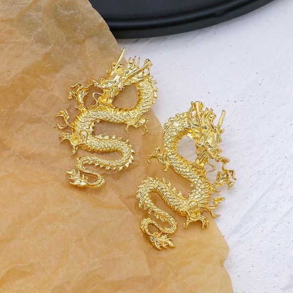 2021 lifefontier gothic exaggerated chinese style metal drop earrings dragon shape long dangle earrings for women jewelry accessories, Silver
2021 lifefontier gothic exaggerated chinese style metal drop earrings dragon shape long dangle earrings for women jewelry accessories, Silver