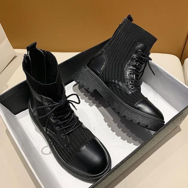 круглый toe bootee женщина узелок boots плоский каблук женская обувь роскошная пинетки мода зима резина эластичная ткань, Black
круглый toe bootee женщина узелок boots плоский каблук женская обувь роскошная пинетки мода зима резина эластичная ткань, Black