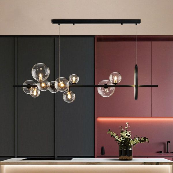 modern led ceiling chandelier for dining room living room bar ring chandelier glass bubble g4 sockets indoor home lighting fixtu
modern led ceiling chandelier for dining room living room bar ring chandelier glass bubble g4 sockets indoor home lighting fixtu