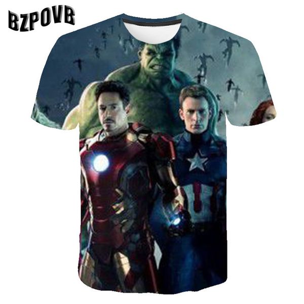 punk marvel print 3d print shirts anime hentai harajuku men clothing