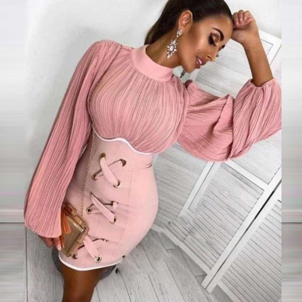 pink plus size african dresses for women party elegant office ladies patchwork bodycon puff sleeve female mid-dress1, Red
pink plus size african dresses for women party elegant office ladies patchwork bodycon puff sleeve female mid-dress1, Red